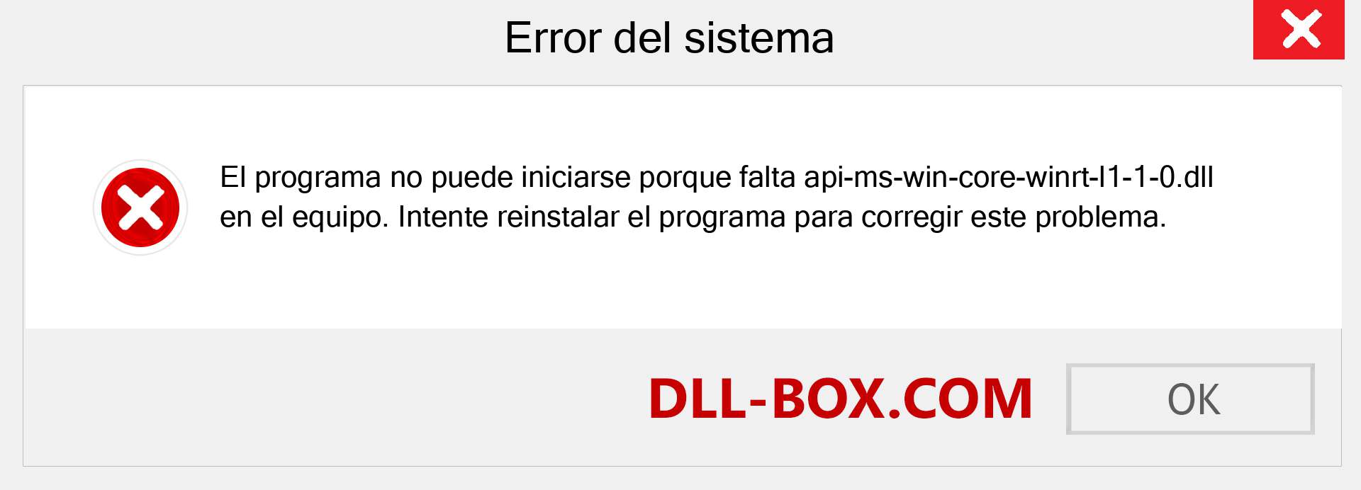 ¿Falta el archivo api-ms-win-core-winrt-l1-1-0.dll ?. Descargar para Windows 7, 8, 10 - Corregir api-ms-win-core-winrt-l1-1-0 dll Missing Error en Windows, fotos, imágenes